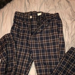 Brandy Melville plaid trousers